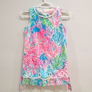 Girls Lilly Pulitzer shift dress size 10